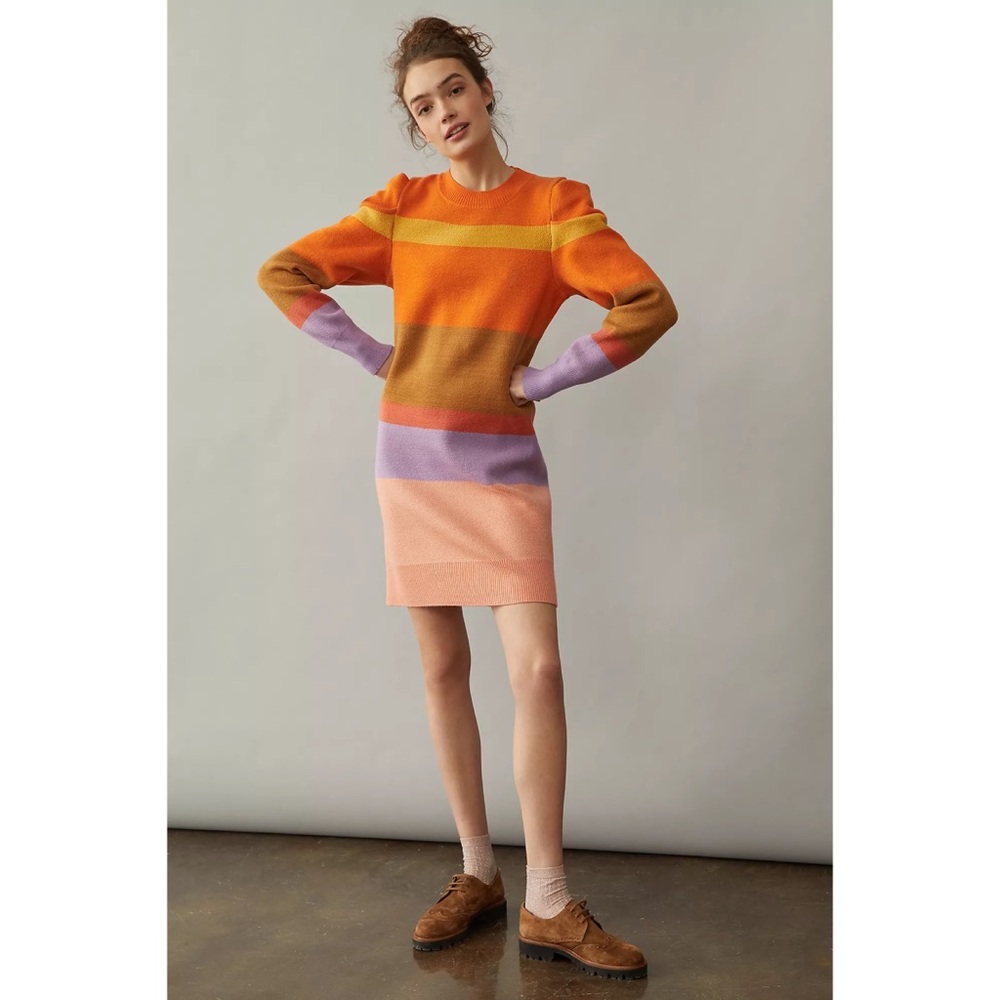 Anthropologie Farm Rio Tunic Sweater Dress